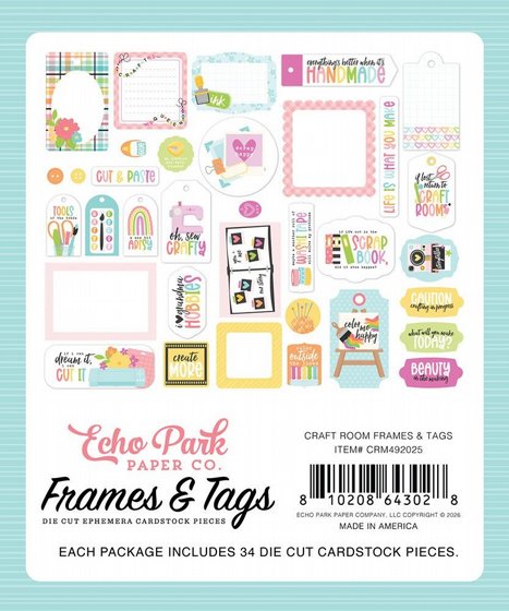 ������ �������� �������� ����� Craft Room Collection  Ephemera  Frames and Tags