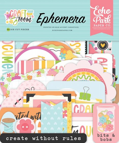 ������ �������� �������� ����� Echo Park  Craft Room Collection Ephemera