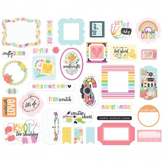 ������ �������� �������� ����� Echo Park  Craft Room Collection Ephemera