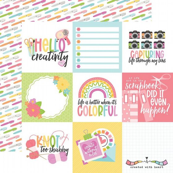 �� �������� ����� �� ���� 12*12 ���� �����  Craft Room: 4x4 Journaling Cards
