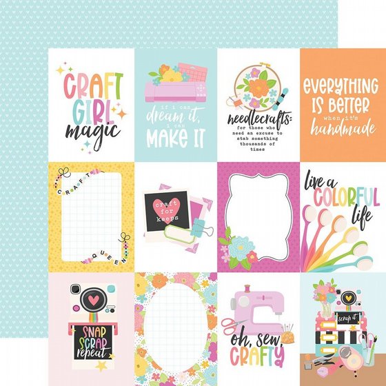 �� �������� ����� �� ���� 12*12 ���� ����� Craft Room: 3x4 Journaling Cards 12x12 Patterned Paper 