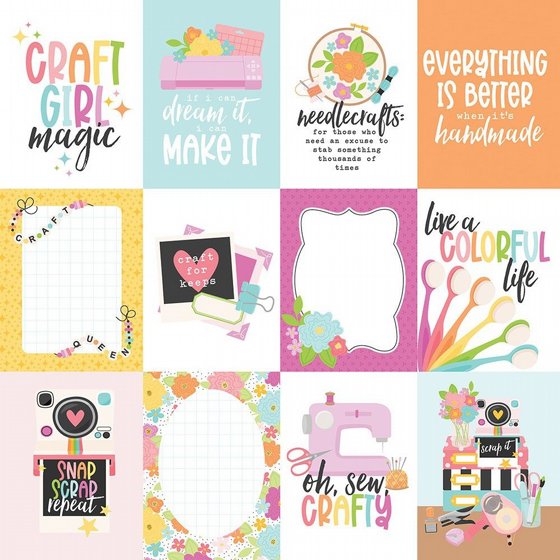 �� �������� ����� �� ���� 12*12 ���� ����� Craft Room: 3x4 Journaling Cards 12x12 Patterned Paper 