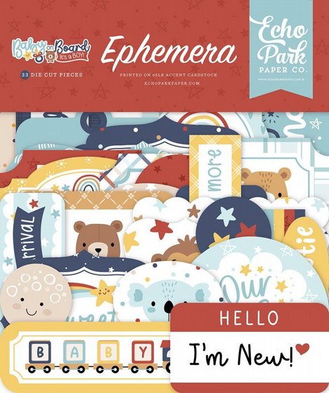 ������ �������� �������� ����� Baby On Board  Boy Collection - Ephemera