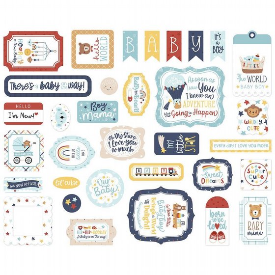 ������ �������� �������� ����� Baby On Board  Boy Collection - Ephemera