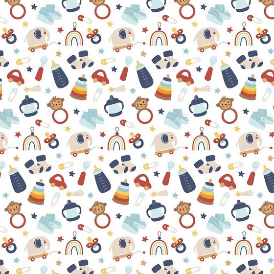 �� �������� ����� �� ���� 12*12 ���� �����  Baby On Board - Boy Collection  12 x 12 Double Sided Paper  Baby Boy Nursery