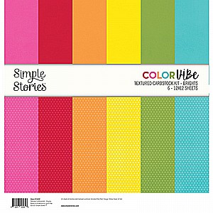 BRIGHTS TEXTURED CARDSTOCK KIT BRIGHTS TEXTURED CARDSTOCK KIT