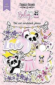 Set of die cuts collection of My little baby girl 42pcs Set of die cuts collection of My little baby girl 42pcs
