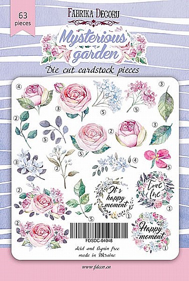 Mysterious Garden Carving Set 63 pcs