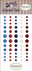BASEBALL ENAMEL DOTS BASEBALL ENAMEL DOTS