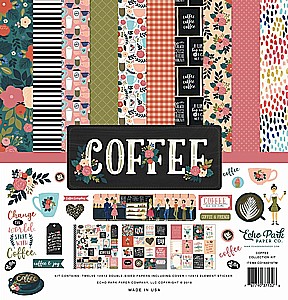 מארז דפי קארדסטוק COFFEE COLLECTION KIT מארז דפי קארדסטוק COFFEE COLLECTION KIT