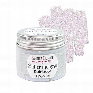 מוס ליצירה עם גליטר GLITTER MOUSSE, COLOR RAINBOW מוס ליצירה עם גליטר GLITTER MOUSSE, COLOR RAINBOW