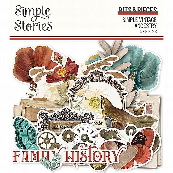Simple Vintage Ancestry Collection - Ephemera - Bits and Pieces