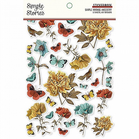 Simple Vintage Ancestry Collection - Sticker Book