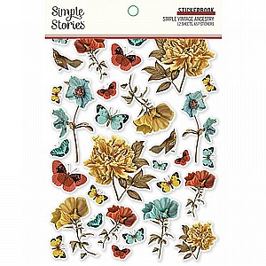 Simple Vintage Ancestry Collection - Sticker Book Simple Vintage Ancestry Collection - Sticker Book