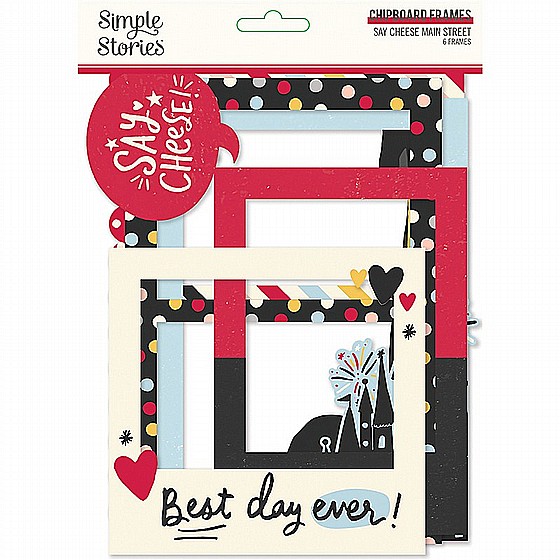 Say Cheese Main Street Collection - Chipboard Frames