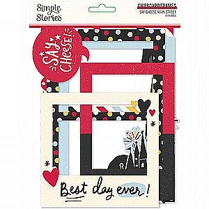 Say Cheese Main Street Collection - Chipboard Frames