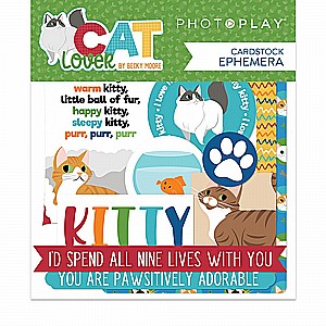 Photo Play Paper - Cat Lover Collection - Ephemera Photo Play Paper - Cat Lover Collection - Ephemera
