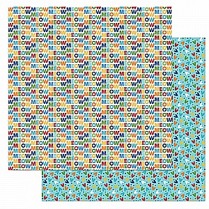 Cat Lover Collection - 12 x 12 Double Sided Paper - Meow Cat Lover Collection - 12 x 12 Double Sided Paper - Meow