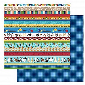 Cat Lover Collection - 12 x 12 Double Sided Paper - Here Kitty Kitty