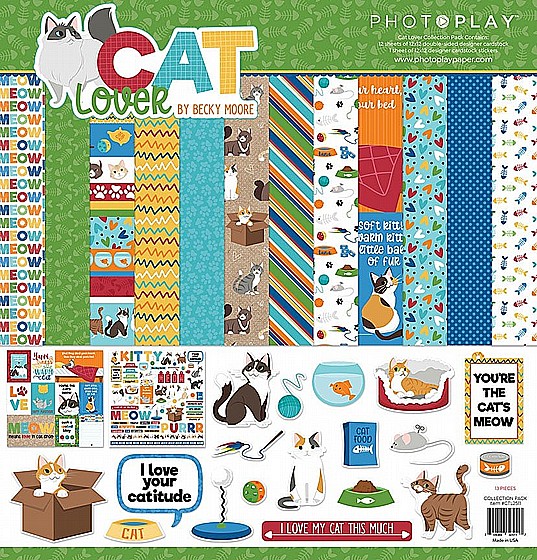���� ��� �������� Cat Lover Collection - 12 x 12 Collection Pack