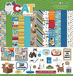 מארז דפי קארדסטוק Cat Lover Collection - 12 x 12 Collection Pack מארז דפי קארדסטוק Cat Lover Collection - 12 x 12 Collection Pack