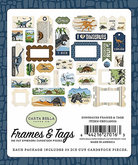 DINOSAURS FRAMES & TAGS