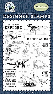 דינוזאורים שולטים סט חותמות DINOS RULE STAMP SET דינוזאורים שולטים סט חותמות DINOS RULE STAMP SET