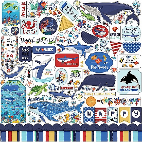 FISH ARE FRIENDS ELEMENT STICKER