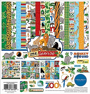 מארז דפי קארדסטוק הרפתקה בגן החיות ZOO ADVENTURE COLLECTION KIT מארז דפי קארדסטוק הרפתקה בגן החיות ZOO ADVENTURE COLLECTION KIT