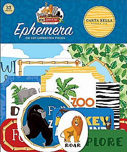 חיתוכי קארדסטוק הרפתקה בגן החיות ZOO ADVENTURE EPHEMERA חיתוכי קארדסטוק הרפתקה בגן החיות ZOO ADVENTURE EPHEMERA