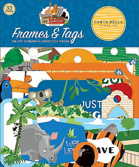 ������ �������� ������ ��� �����  Zoo Adventure Frames & Tags