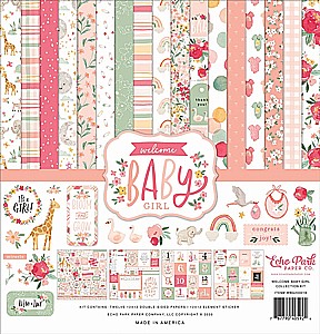 WELCOME BABY GIRL COLLECTION KIT