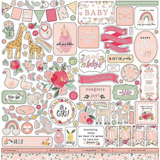 WELCOME BABY GIRL COLLECTION KIT