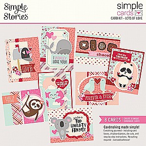 ���� ������ ���� ����� ����� SIMPLE CARDS CARD KIT - LOTS OF LOVE
