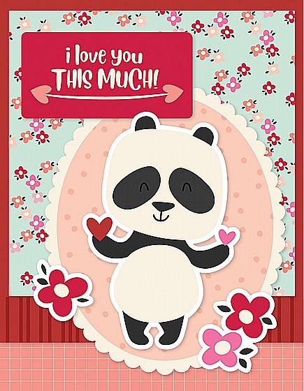 ���� ������ ���� ����� ����� SIMPLE CARDS CARD KIT - LOTS OF LOVE