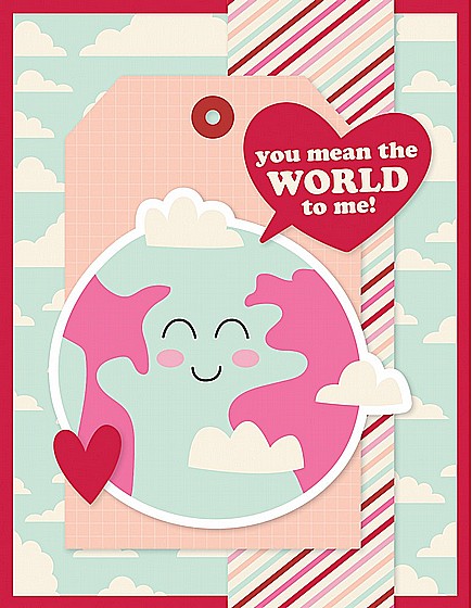 ���� ������ ���� ����� ����� SIMPLE CARDS CARD KIT - LOTS OF LOVE