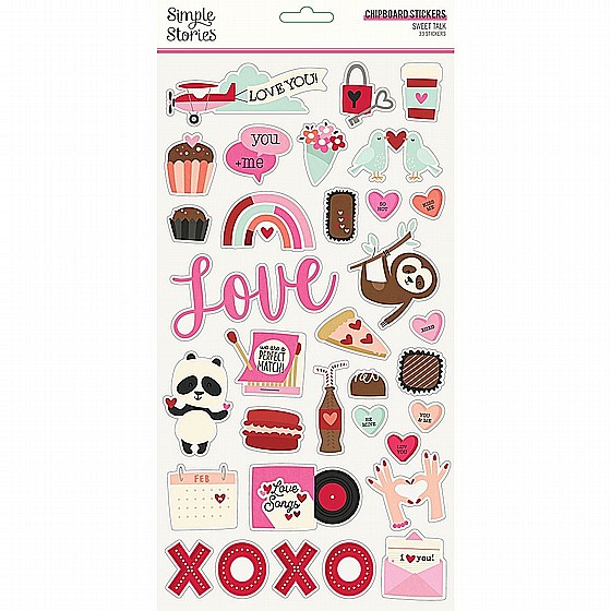 ������ ������� SWEET TALK - 6X12 CHIPBOARD