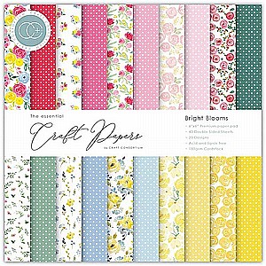 מארז דפי קארדסטוק The Essential Craft Papers - 6x6 - Bright Blooms מארז דפי קארדסטוק The Essential Craft Papers - 6x6 - Bright Blooms