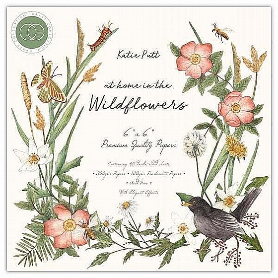 ���� ��� ��������  At home in the wildflowers - 6"x6" Premium Paper Pad