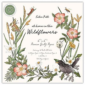 מארז דפי קארדסטוק At home in the wildflowers - 6"x6" Premium Paper Pad מארז דפי קארדסטוק At home in the wildflowers - 6"x6" Premium Paper Pad