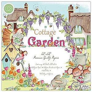 מארז דפי קארדסטוק Cottage Garden - Premium Paper Pad מארז דפי קארדסטוק Cottage Garden - Premium Paper Pad
