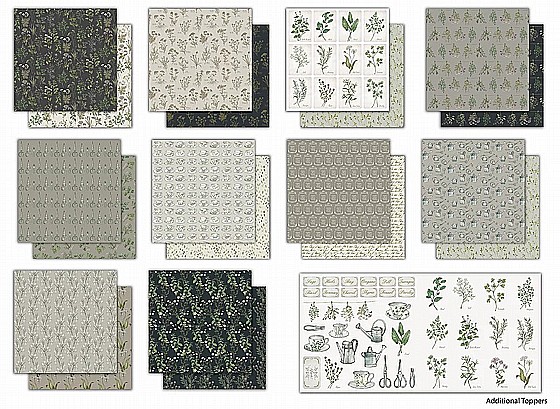 ���� ��� �������� The Herbarium - Premium Paper Pad