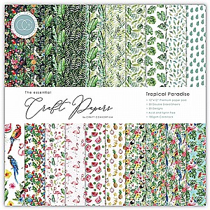 מארז דפי קארדסטוק The Essential Craft Papers - Tropical Paradise מארז דפי קארדסטוק The Essential Craft Papers - Tropical Paradise
