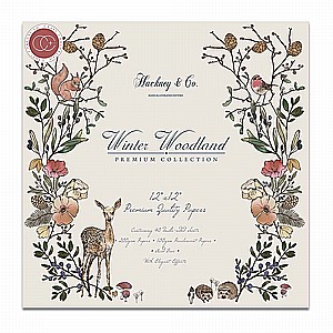 מארז דפי קארדסטוק Winter Woodland Premium Paper Pad מארז דפי קארדסטוק Winter Woodland Premium Paper Pad