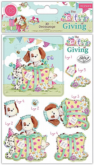 The Gift of Giving - 3D Decoupage Set