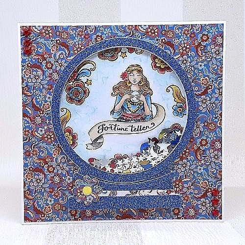 ���� ������ ������� ���� ������ Circus Stamp Set  Fortune Teller