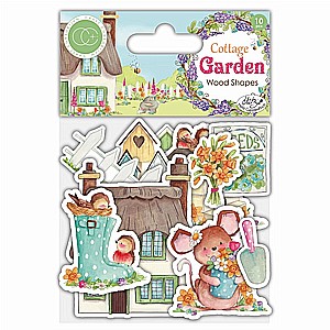 מארז חיתוכי עץ Cottage Garden - Wooden Ephemera Shapes מארז חיתוכי עץ Cottage Garden - Wooden Ephemera Shapes