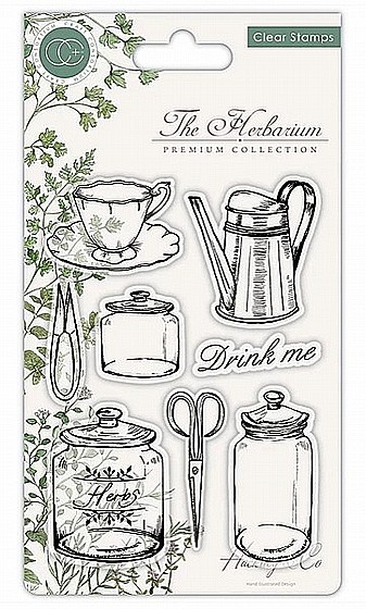 ������ ������� �������� The Herbarium - Clear Stamp Set - Utensils