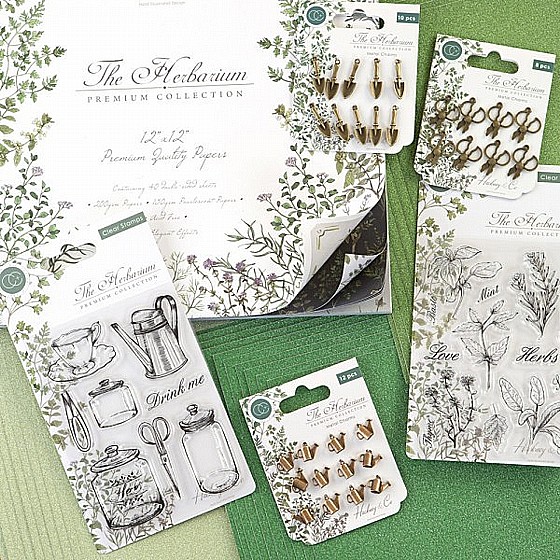 ������ ������� �������� The Herbarium - Clear Stamp Set - Utensils