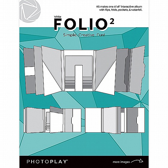 Photo Play Paper - Makers Series Collection - Creation Bases - Folio2 - 6 x 8 - White